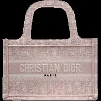 Pink mini Dior tote