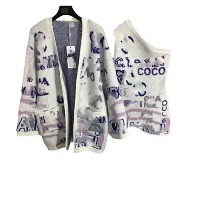 Chanel cambon thick cardigan and dress