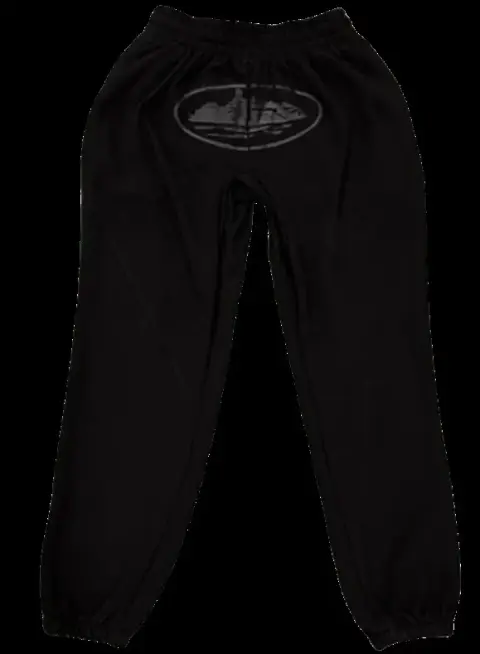 Corteiz Alcatraz basic triple black pant