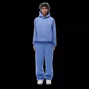 6PM Cross-border Trade AliExpress Amazon Sweater Hoodie suit Sweater Long Sleeve Pants Embroidered fleece-lined