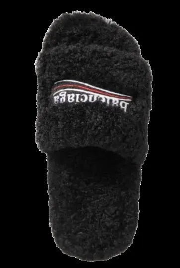 Balenciaga Fur Slides