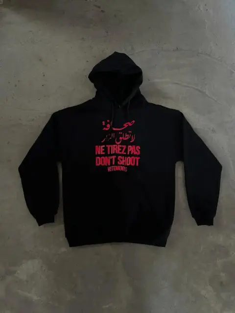 Vetements Dont Shoot Hoodie