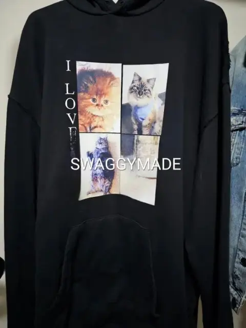 Balenciaga "i love cats" Hoodie