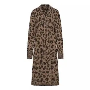 Skims Leopard Bathrobe