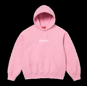 Supreme Pink Box Logo Hoodie