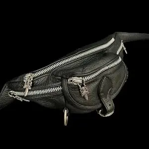 Chrome Hearts Leather Side Bag