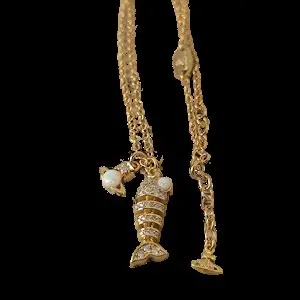 Vivienne Westwood Skull Necklace