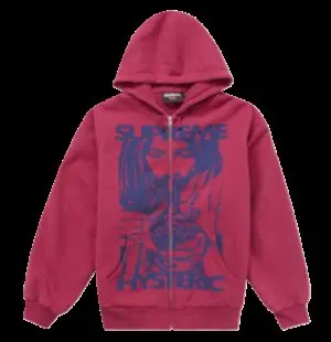 Supreme x Hysteric Zip Up Hoodie