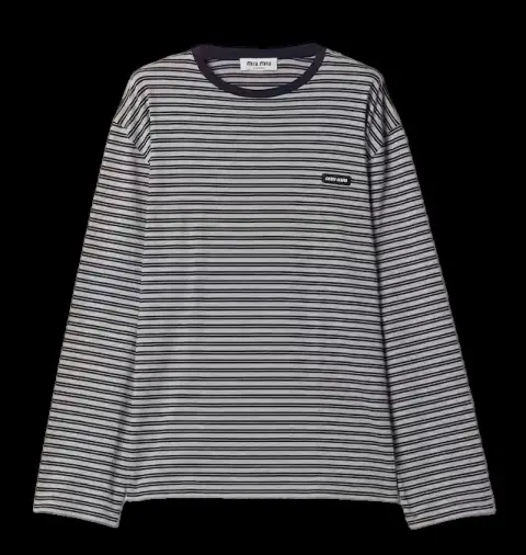 Striped jersey T-shirt