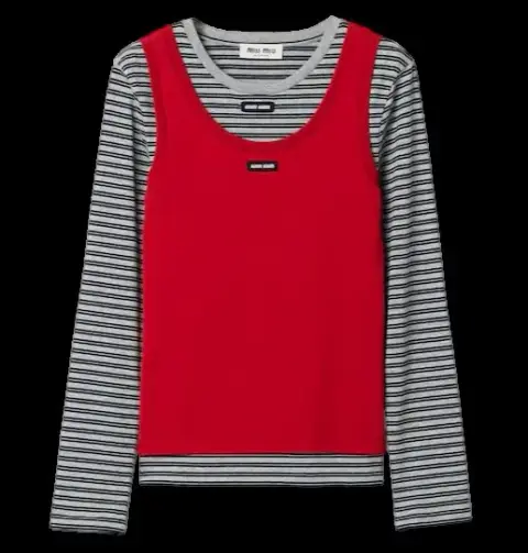 Jersey tank top and T-shirt