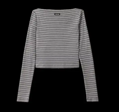 Striped jersey top