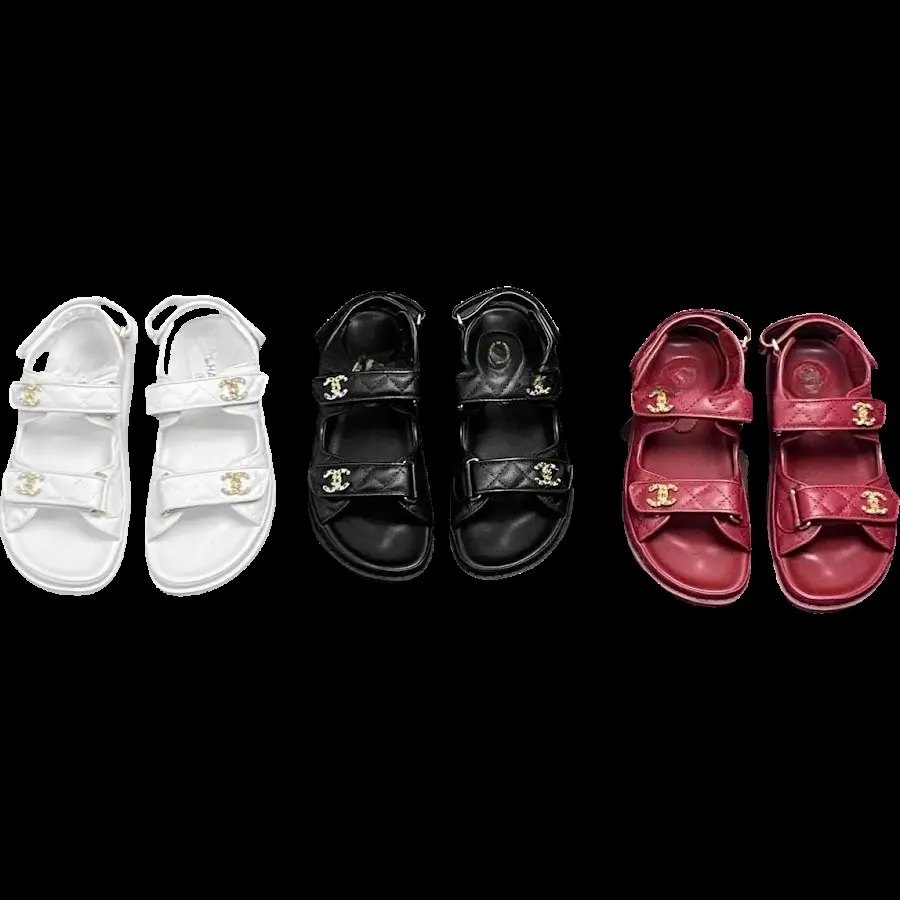 Chanel strap sandals