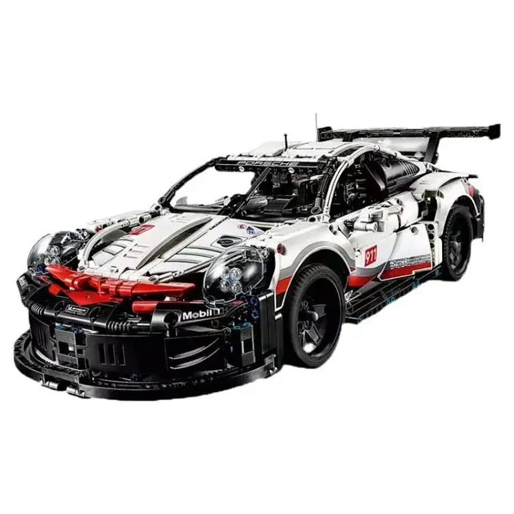 Assembled Building Block Remote Control Car Model Assembly Toy