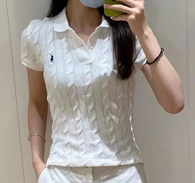 Ralph Lauren Cropped Sweater Shirt