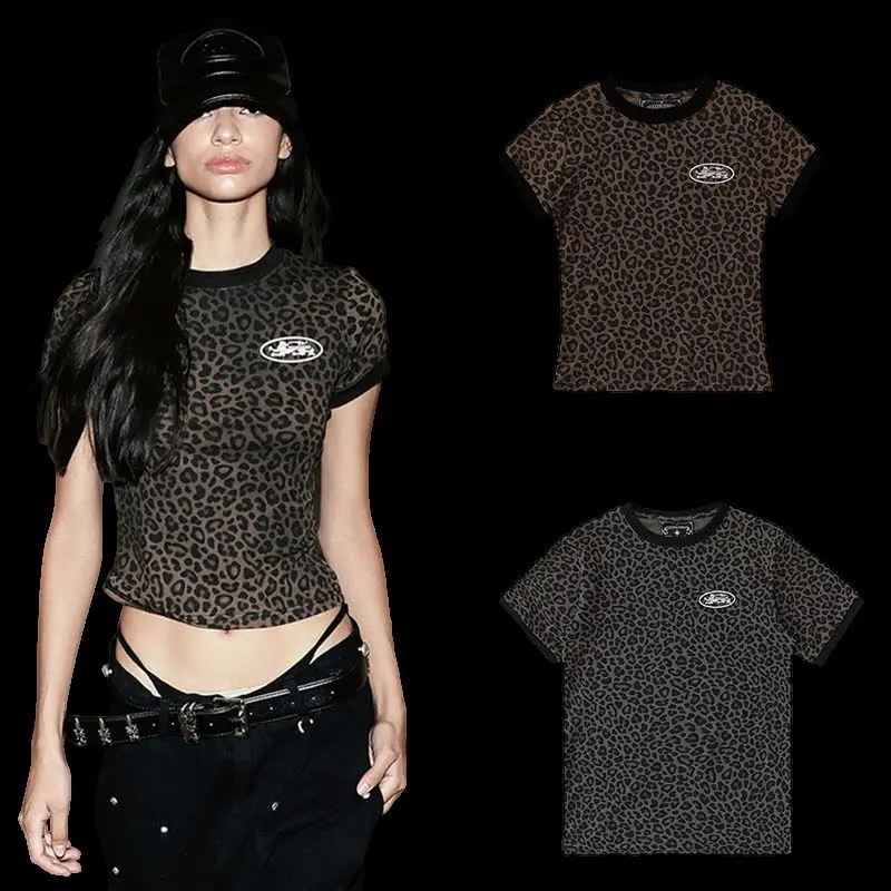 badblood BCAC Leopard Print Short-Sleeve T-Shirt