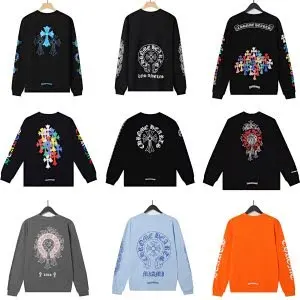 Trendy European and American Style Printed Embroidered Floral Arm Letter Long-Sleeve T-Shirt for Men and Women, Loose Fit, Plus Size, Pure Cotton Base Shirt Top