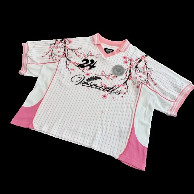 Japanese-style cherry blossom jersey