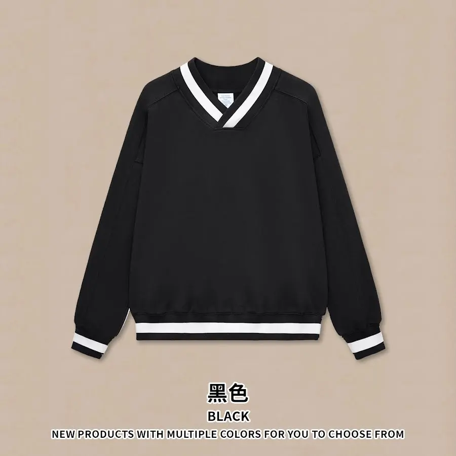 380G Boxy V Neck Sweatshirt