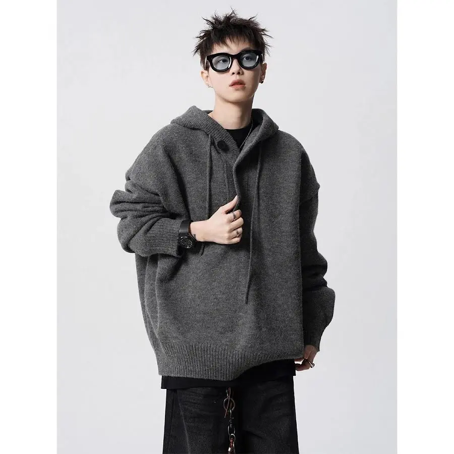 Hooded Knit Sweater
