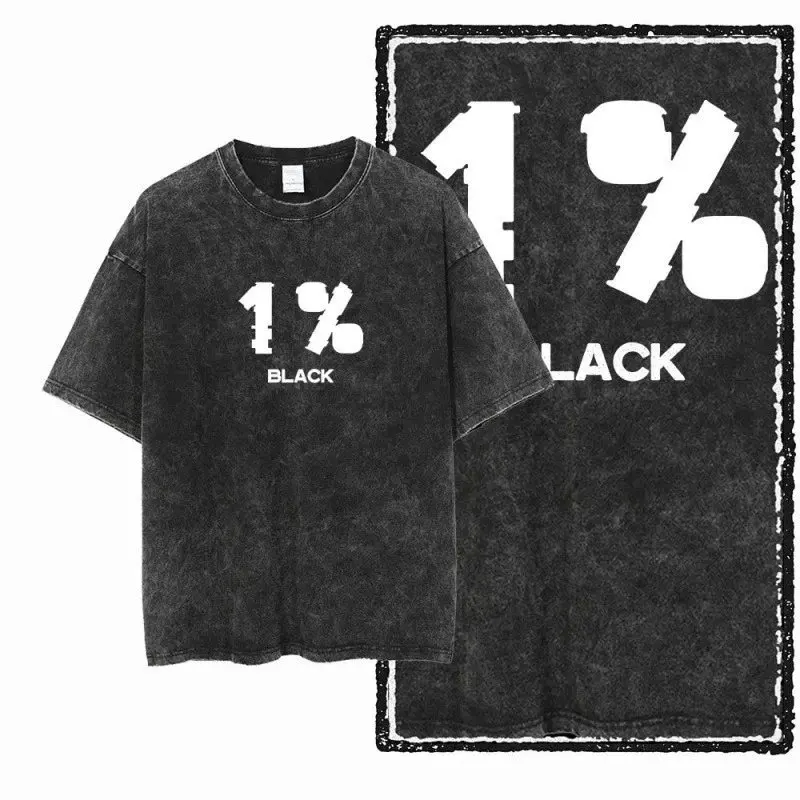 Acid Wash Cotton Tee