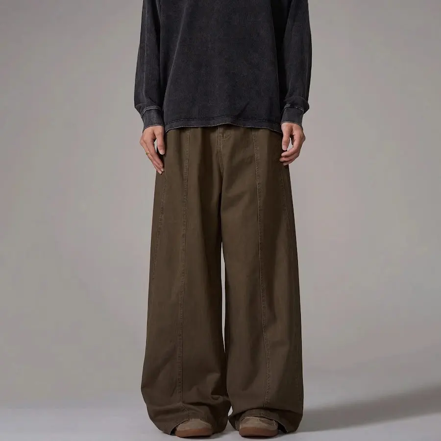 Vintage Wide Leg Cargo Jeans