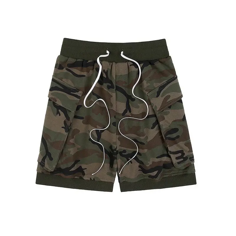 Camo Drawstring Shorts