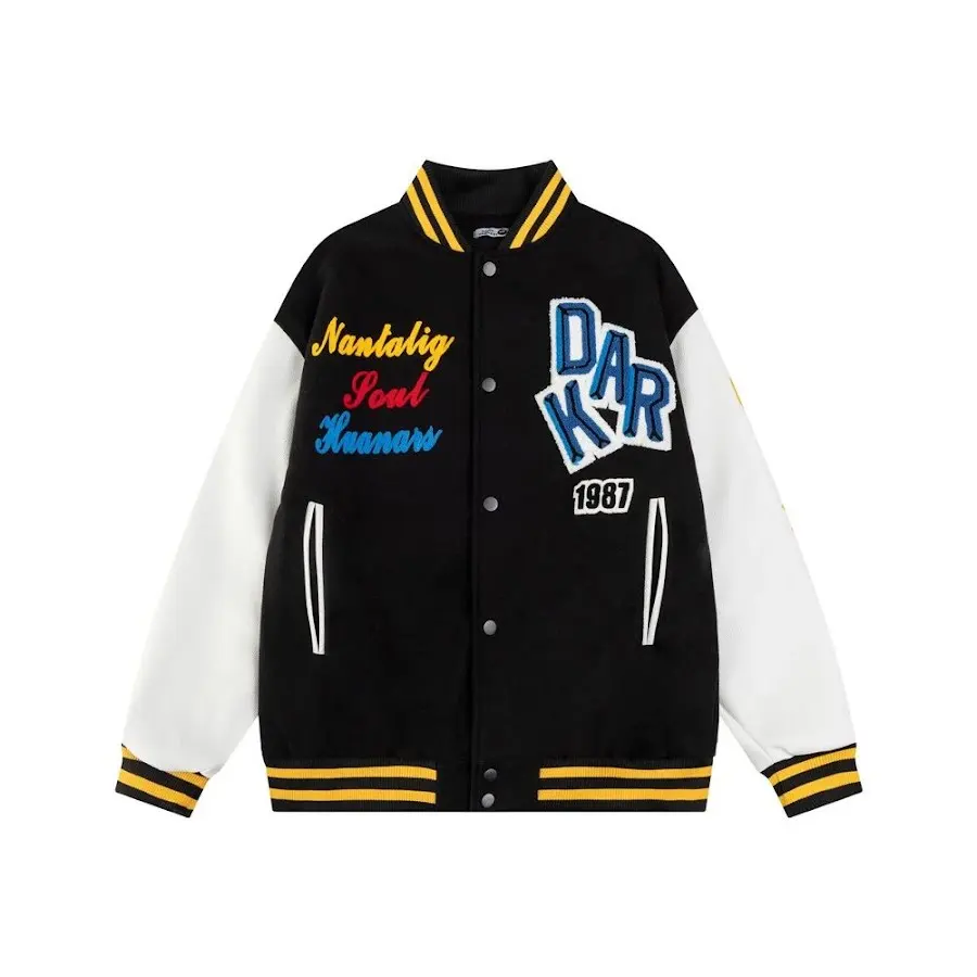 Embroidered Baseball Jacket