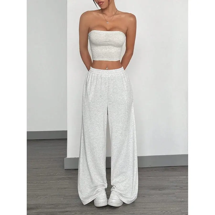 Women's Straight Wide Leg Pants