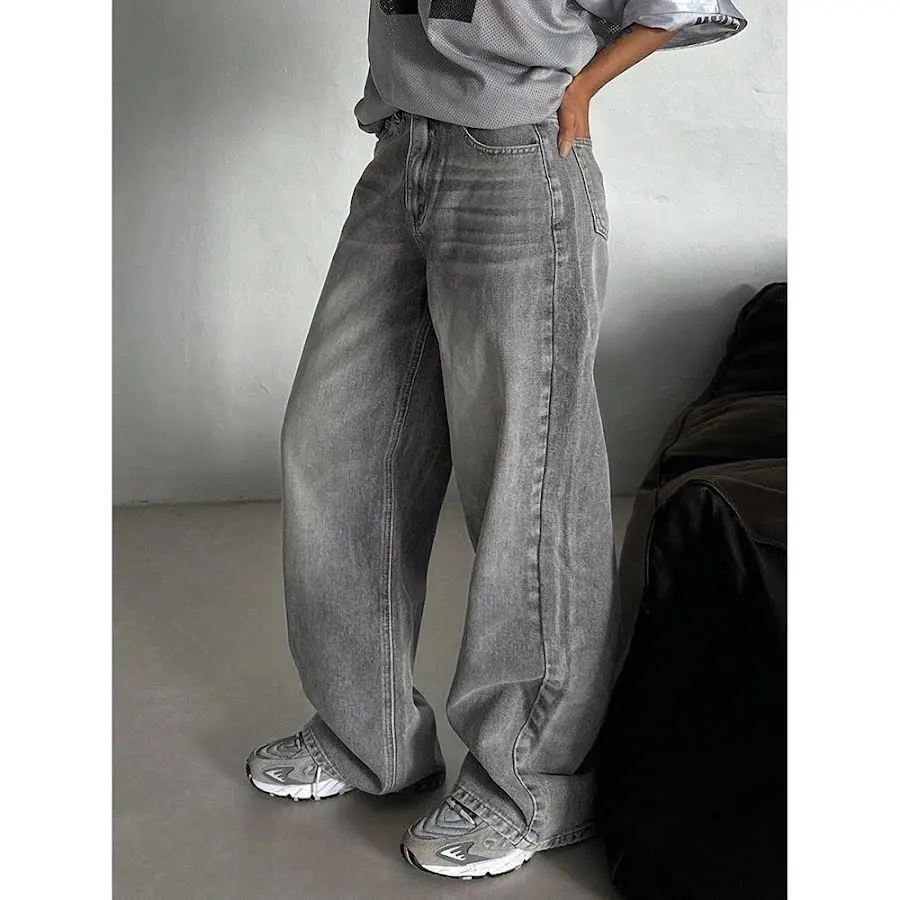 Women's High Waist Wide Leg Jeans