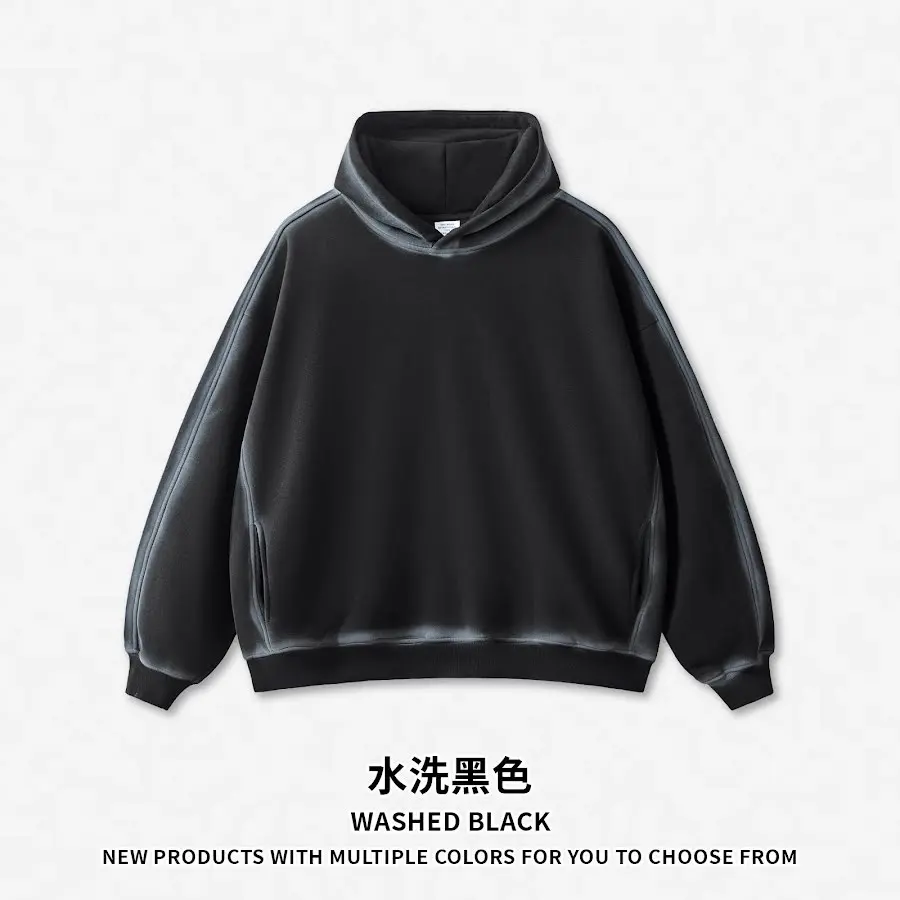 350G Heavyweight Washed Hoodie