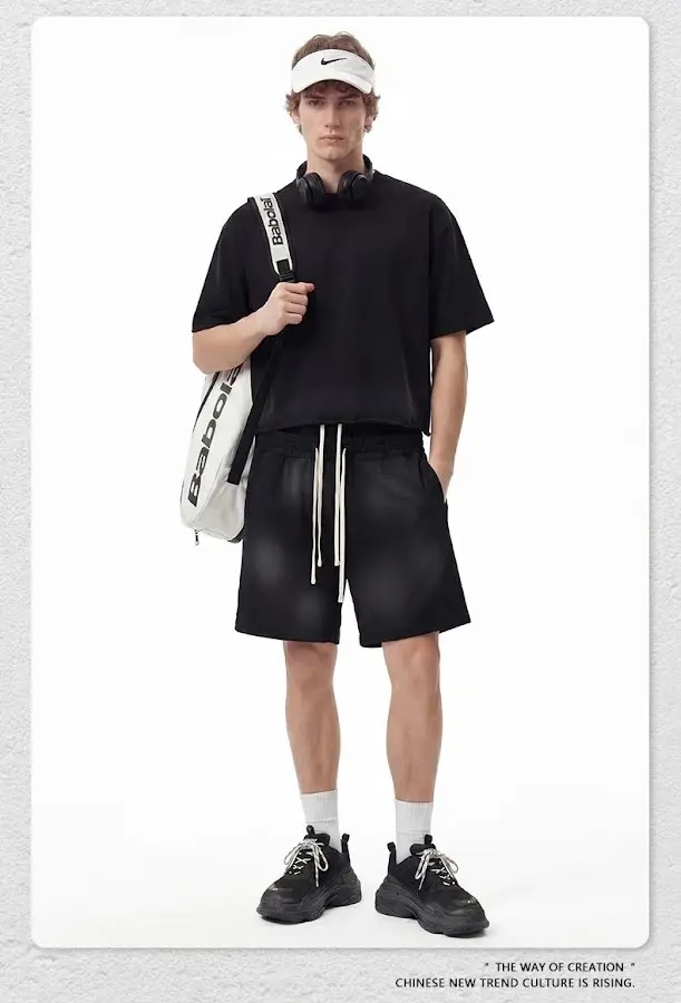 Vintage Cargo Shorts Set