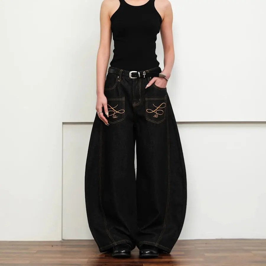 Wide Leg Pocket Pants
