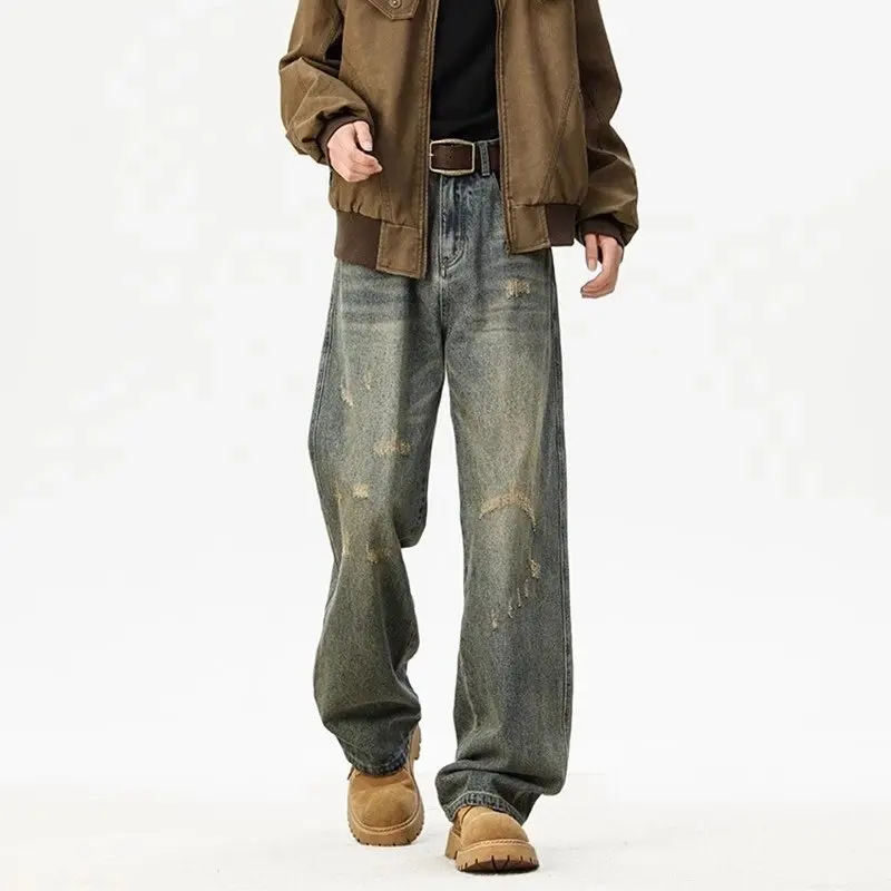 Vintage Distressed Baggy Jeans