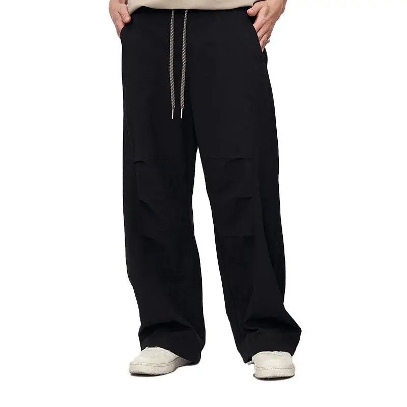 Pleated Straight Pants