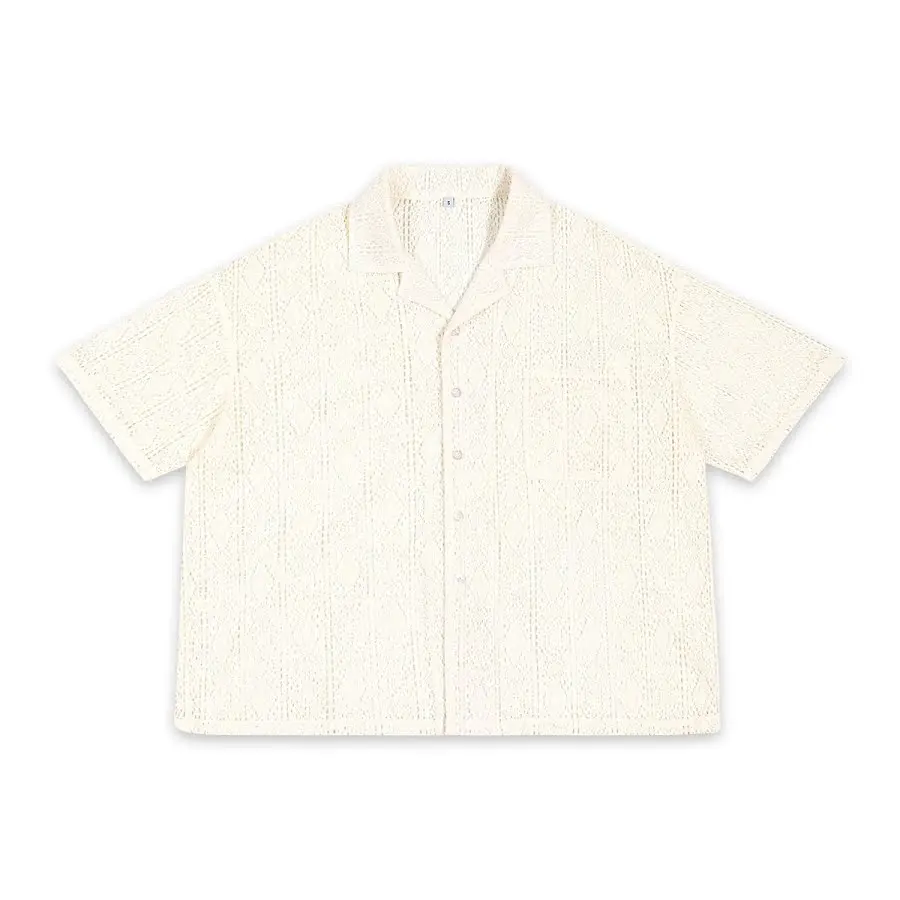 Crochet Mesh Lace Shirt