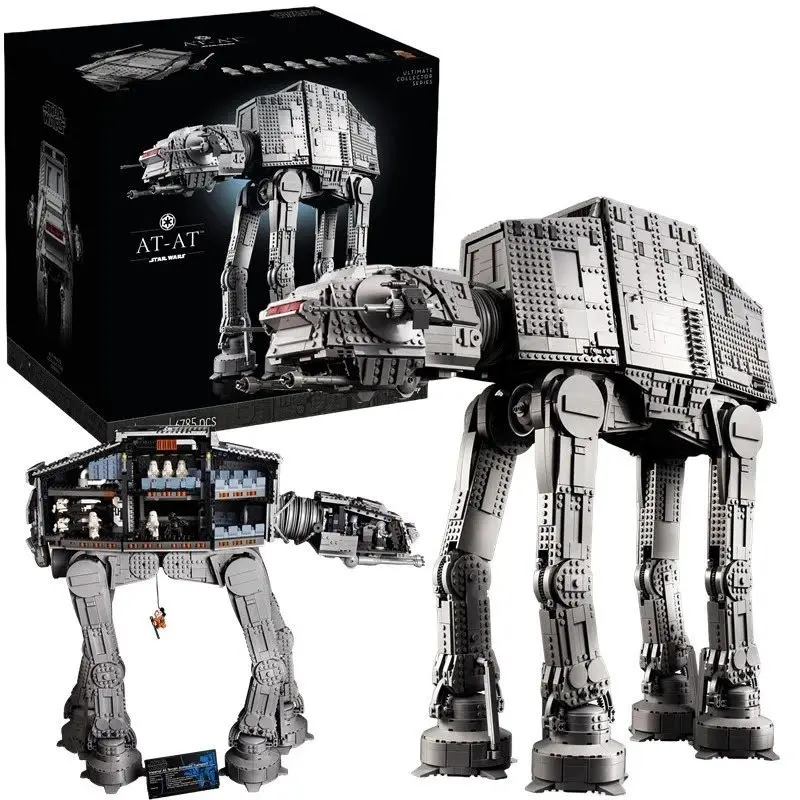 High-difficulty building block toy: All-Terrain AT-AT Walker (compatible with LEGO Star Wars)