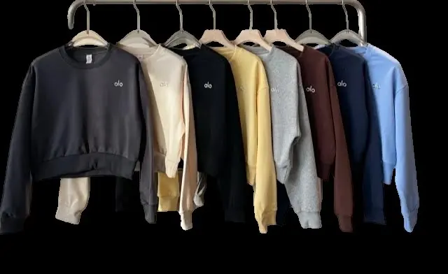 ALO Cropped Accolade Crewneck