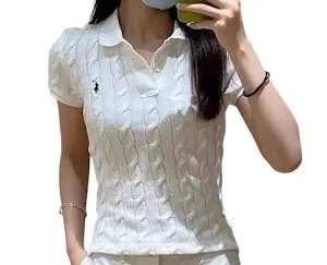 Ralph Lauren Cropped Sweater Shirt