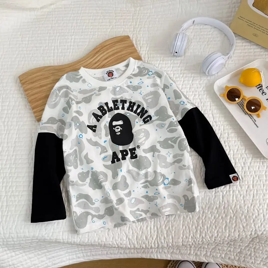 Ape head Children's Hoodie