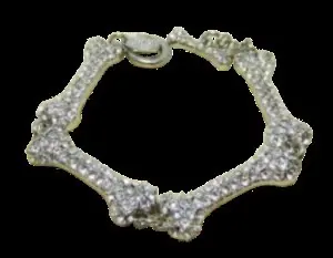 Vivienne Westwood Diamond Bone Necklace