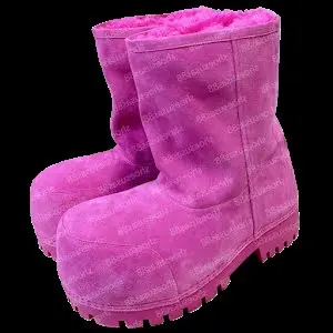 Balenciaga Alaska Fur Boots