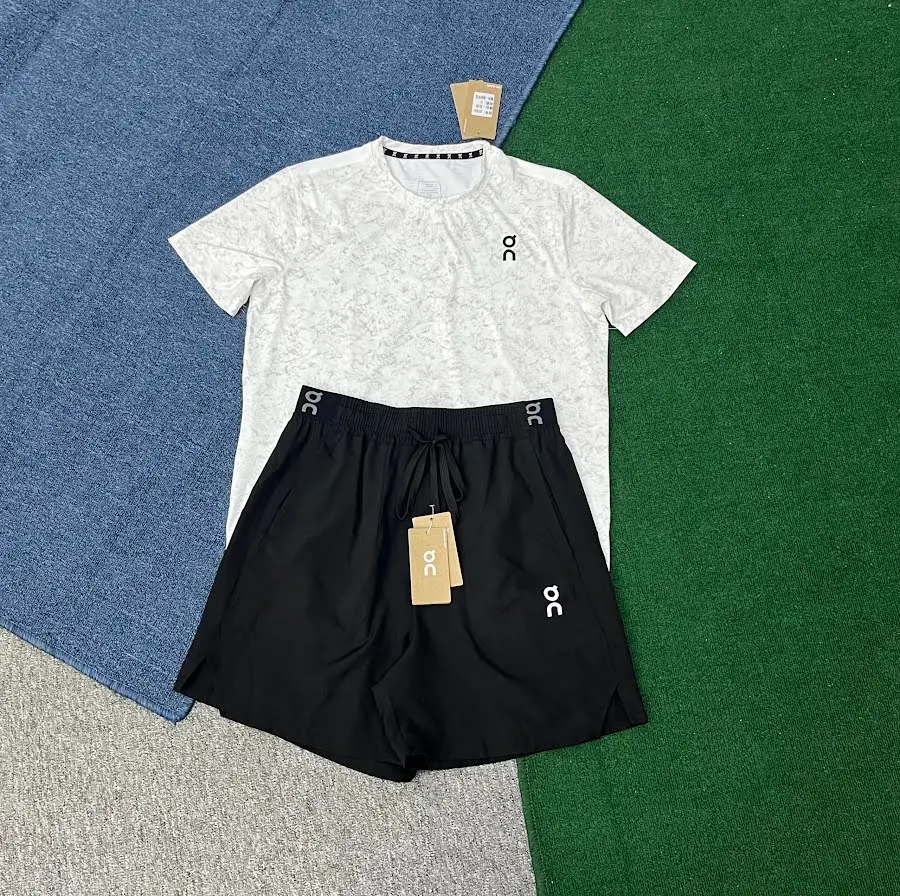 On Running Sports T-shirt & Shorts Set