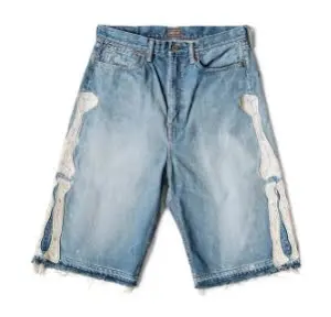 Bone Embroidery Shorts