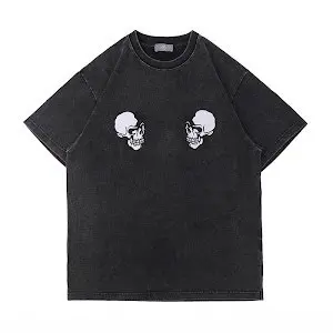 Number Nine Double Skull T-shirt Tee