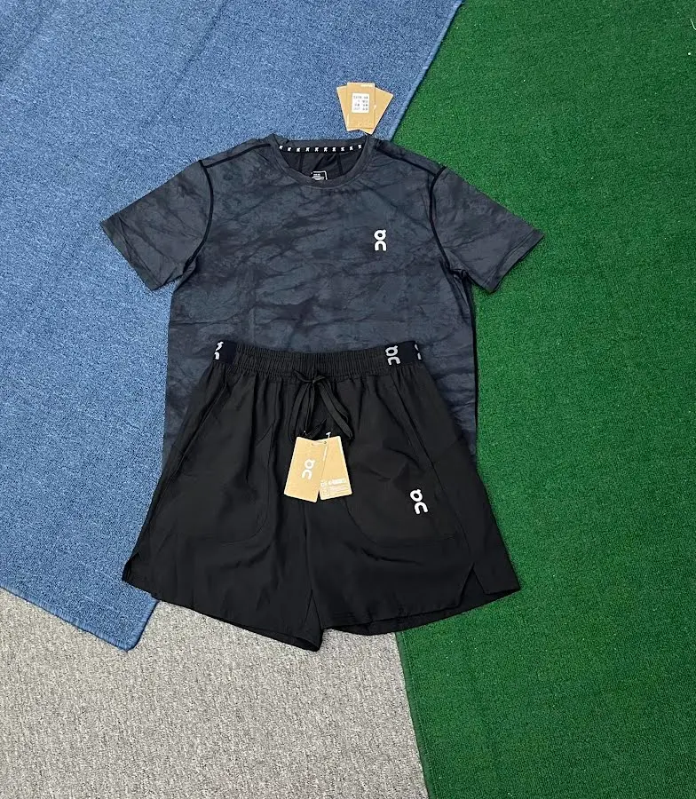 On Running Sports T-shirt & Shorts Set