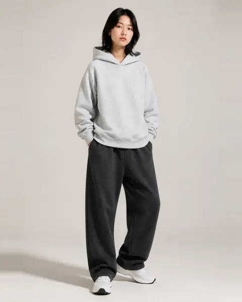 Loose Hoodie Solid Color Hoodie