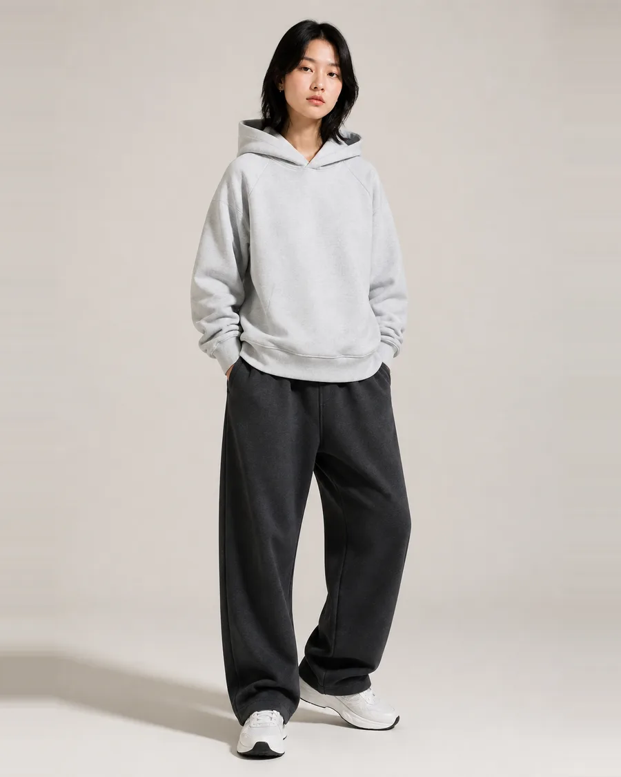Loose Hoodie Solid Color Hoodie