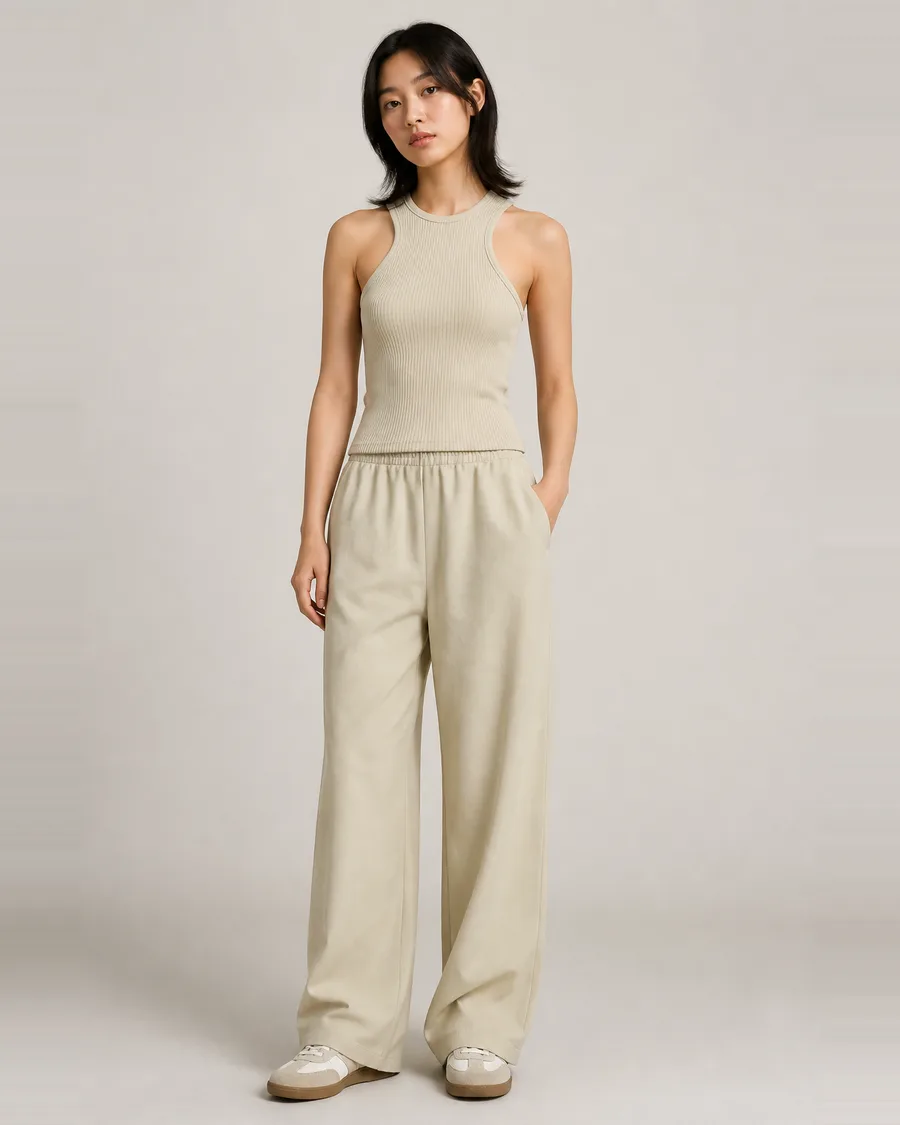 Hollowed-out backless halter top