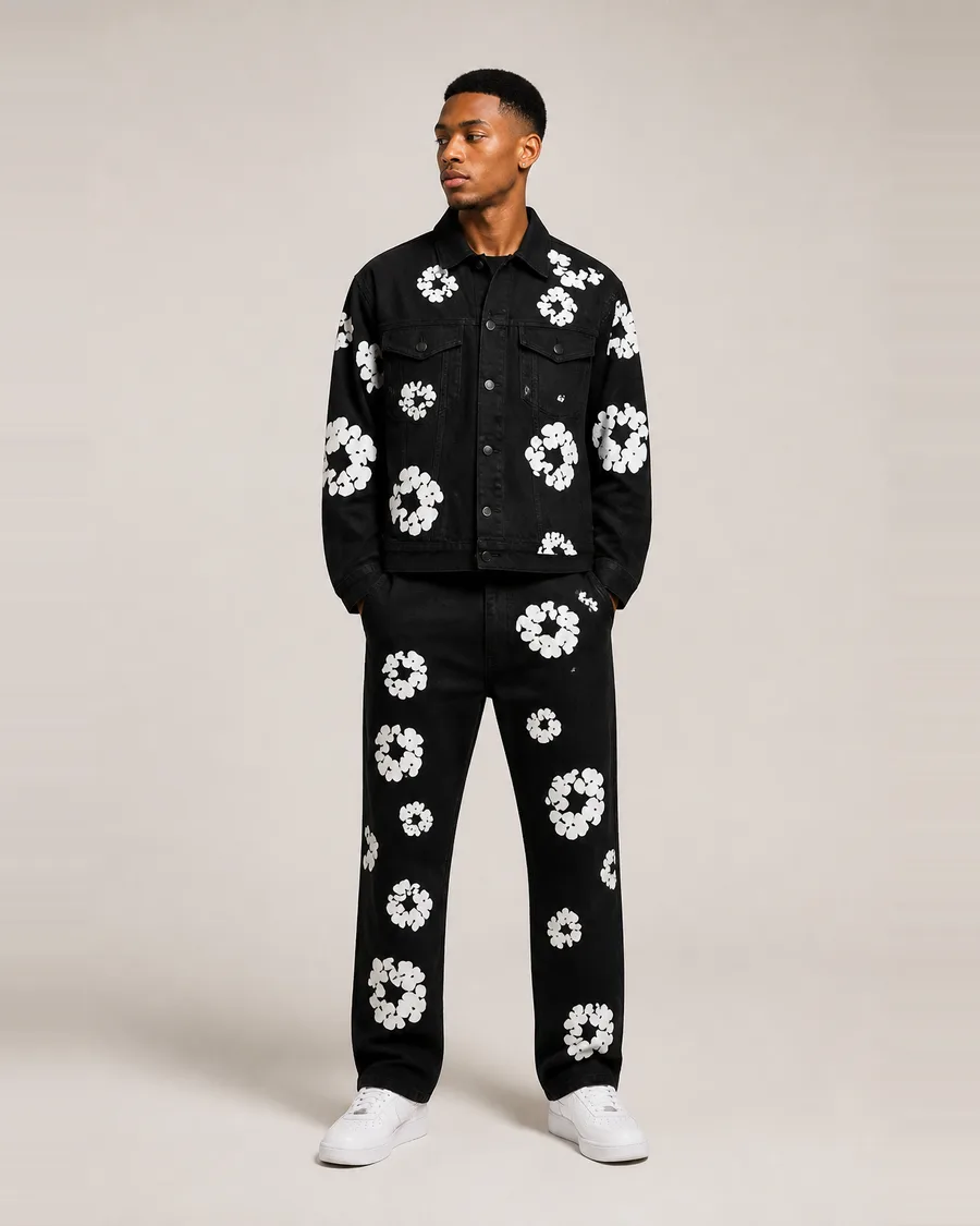 Tears Denim Jackets & Jeans Pants Suit